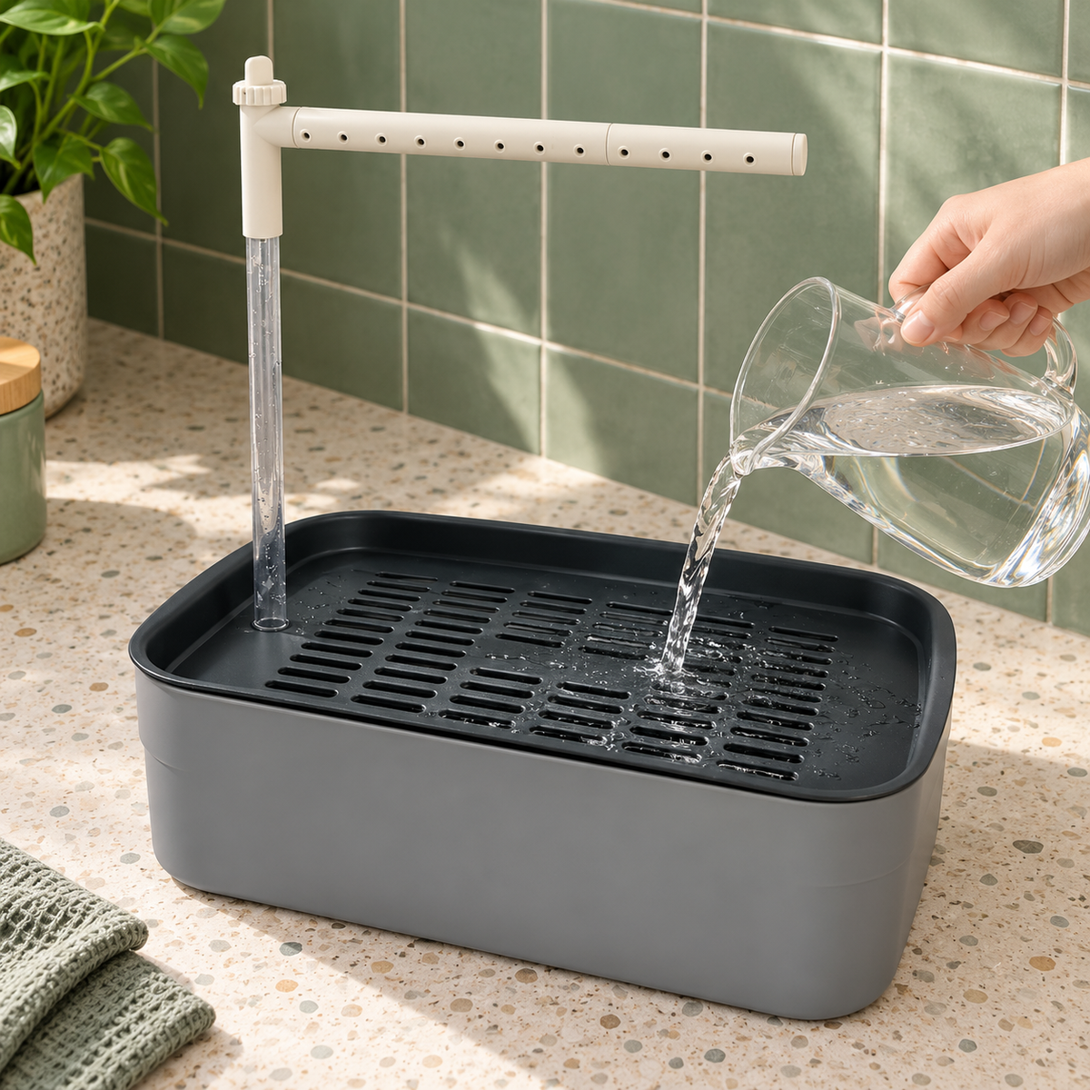 Fuente de Baño Automática para Aves – Explora el Agua a su Ritmo