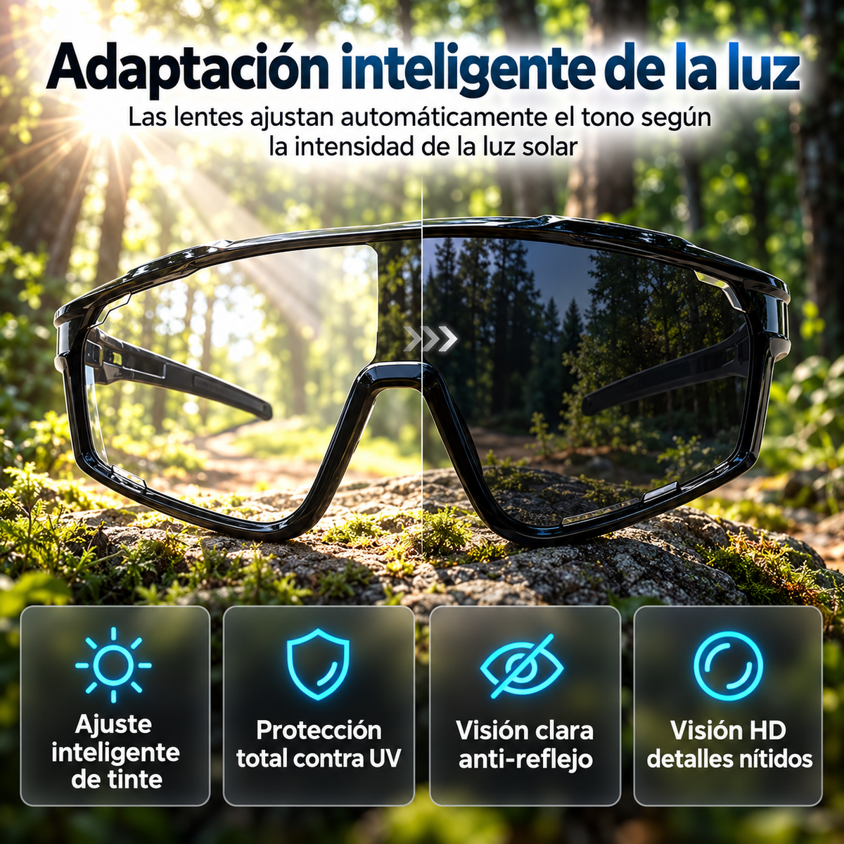 Gafas Fotocromáticas para Running y Ciclismo