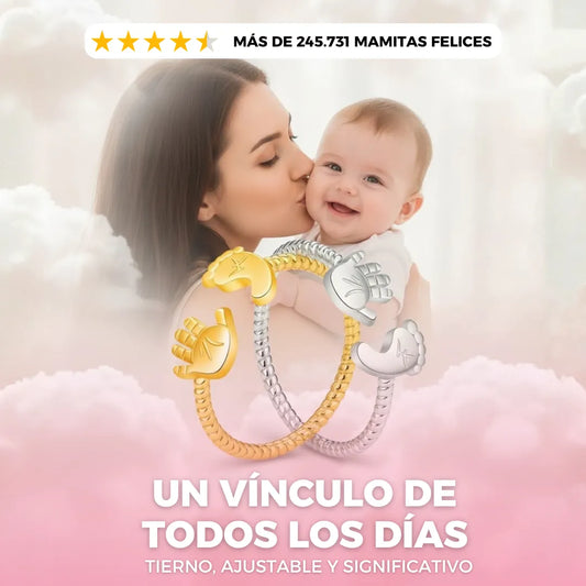 Huellitas de Mamá — Anillo Ajustable