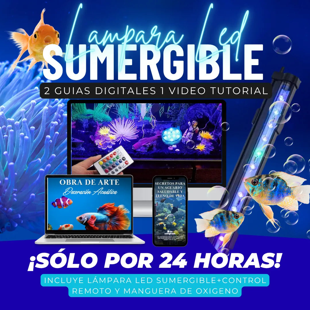 GlowFish2.0™  - Lámpara Led sumergible