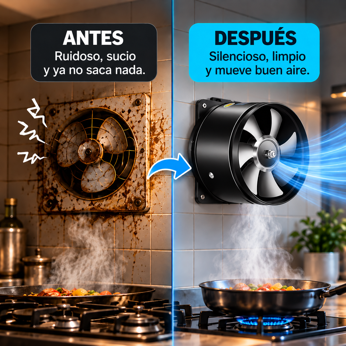 EXTRACTOR SILENCIOSO: jubila ese extractor que ya no rinde