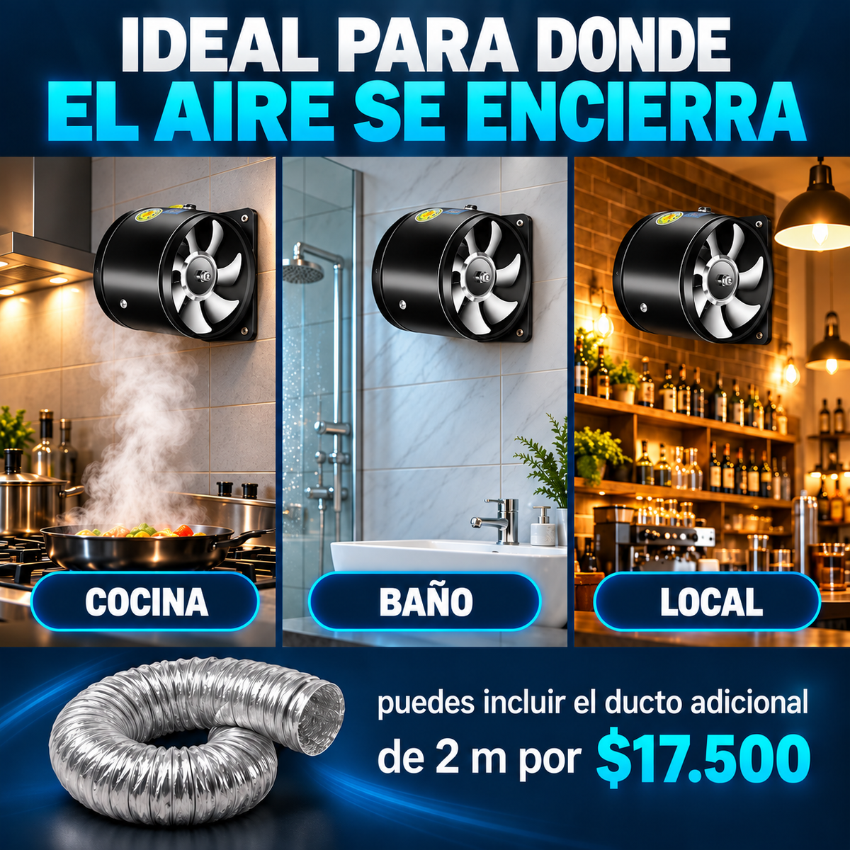 EXTRACTOR SILENCIOSO: jubila ese extractor que ya no rinde