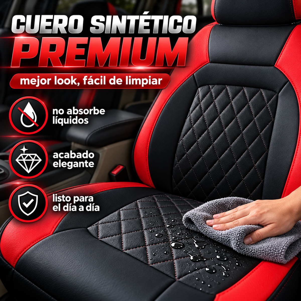 SET X5 FORROS DE AUTO: CUBRE EL DESGASTE ANTES DE MOSTRARLO