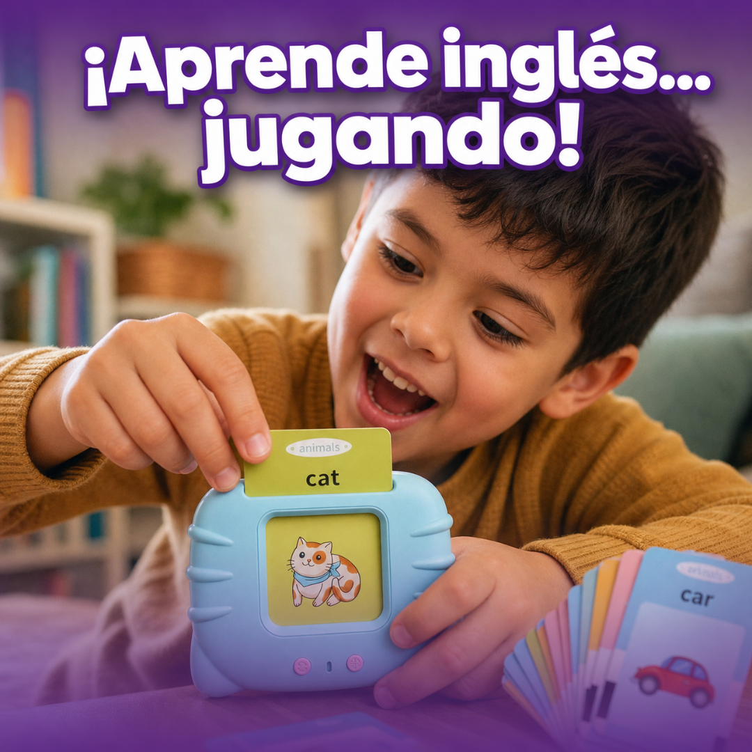 Juego de cartas parlantes en inglés
