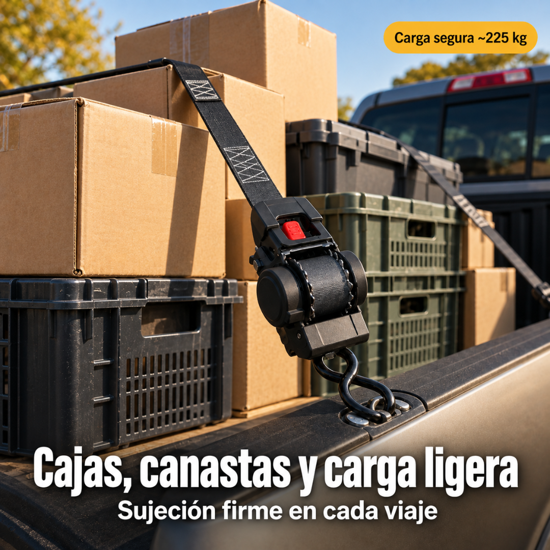 Kit de Amarres retráctiles 3.5M de largo