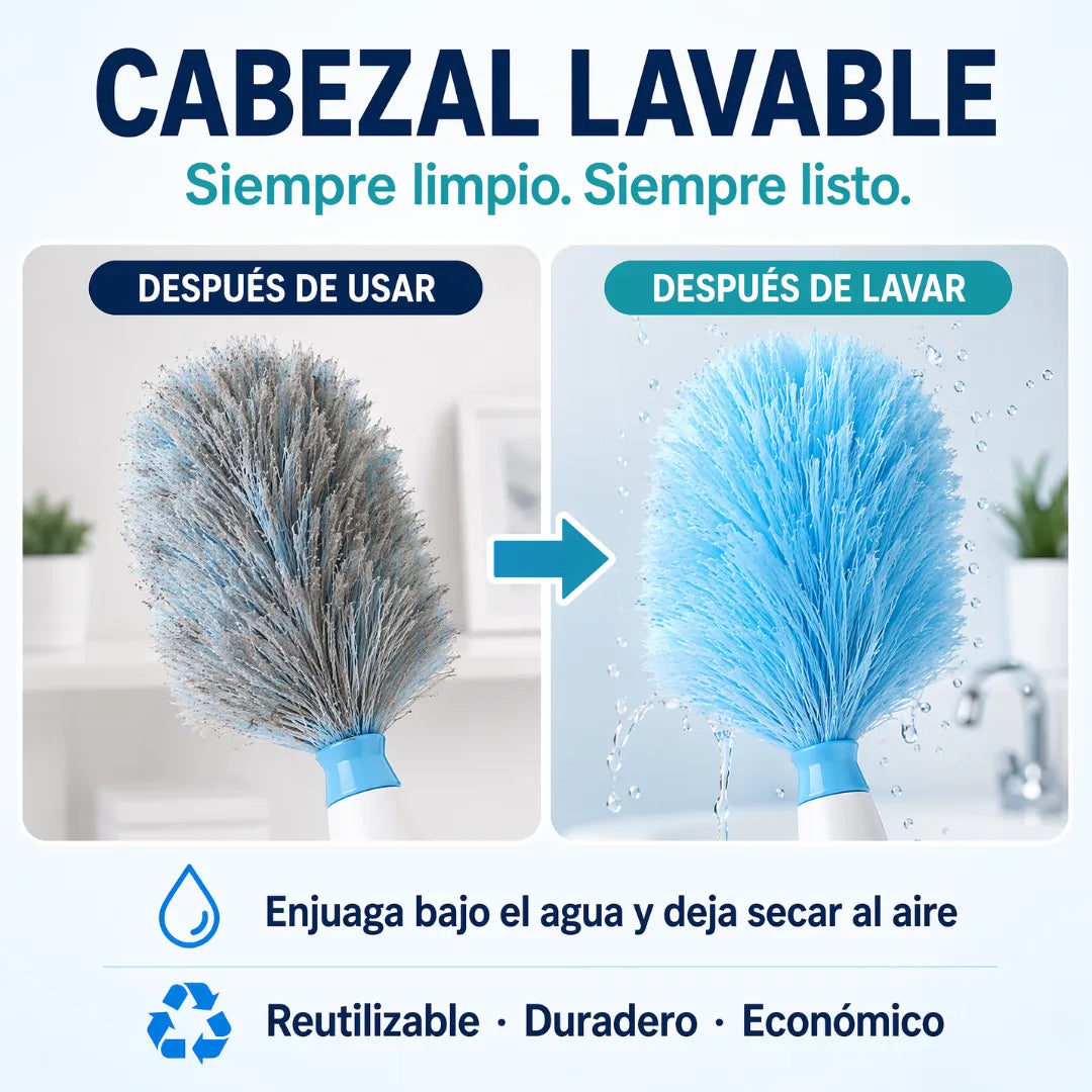 LIMPIA POLVO  ELÉCTRICO 2EN 1
