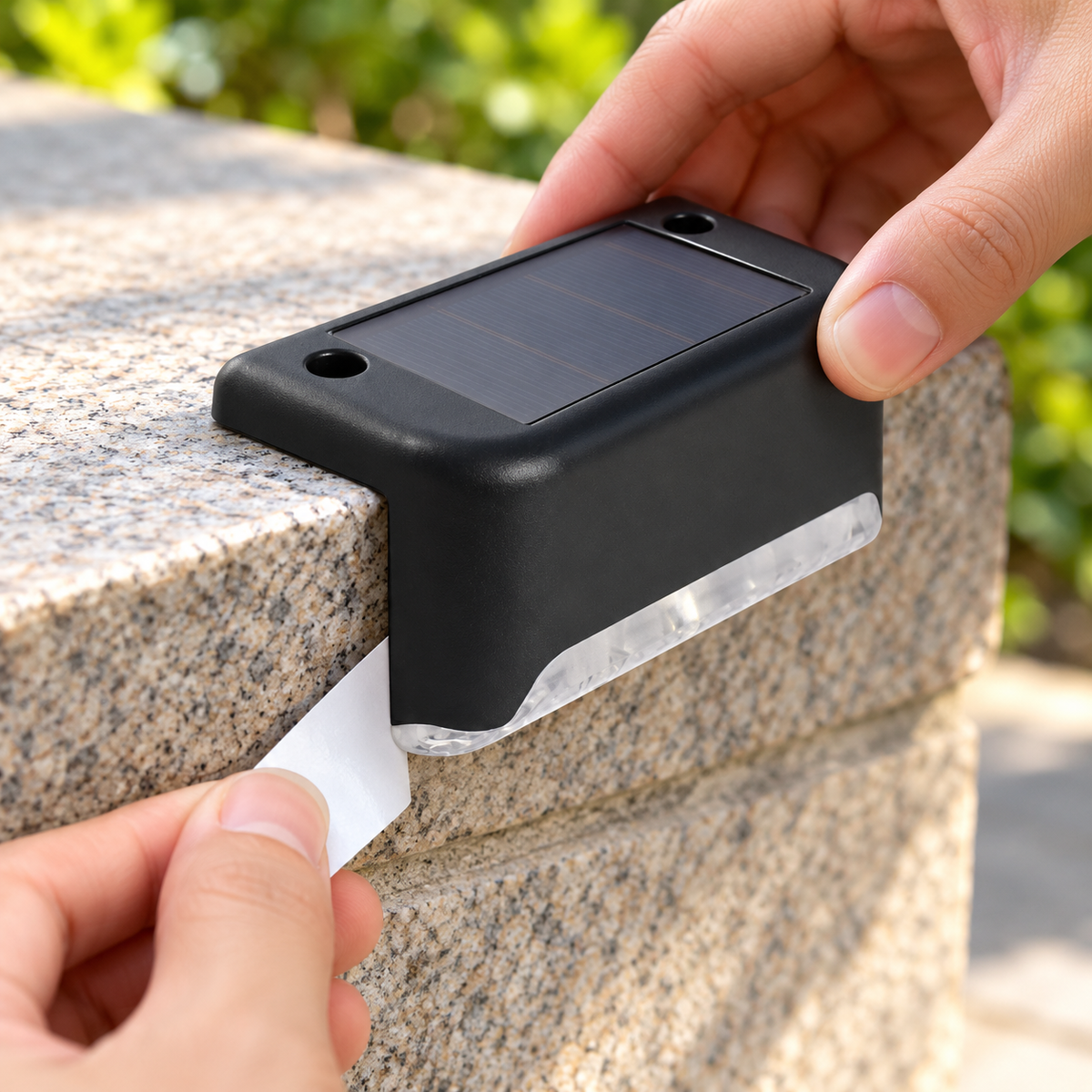 Luz Nocturna Solar RGB x4 — Ambiente sin Cables