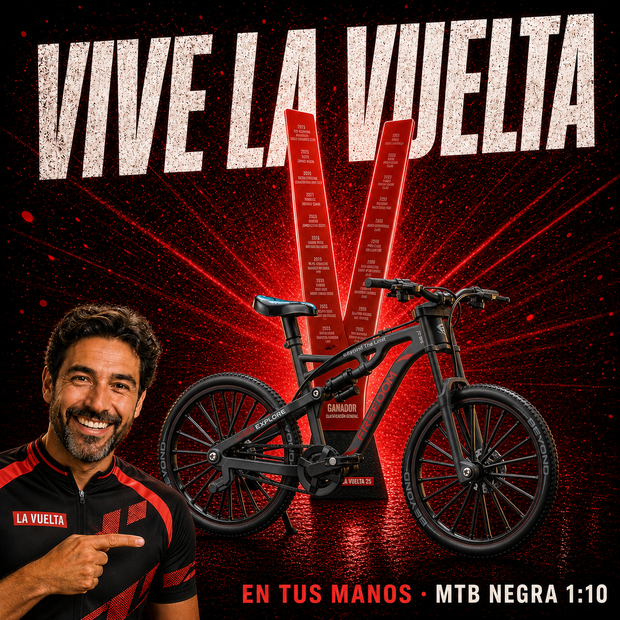 Bicicleta MTB coleccionable - Acompaña el Tour de Francia