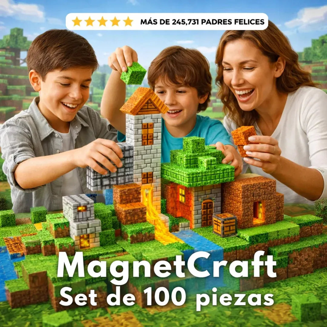 MagnetCraft - Set de Construcción Magnéticos