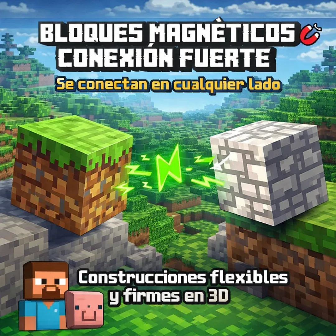 MagnetCraft - Set de Construcción Magnéticos
