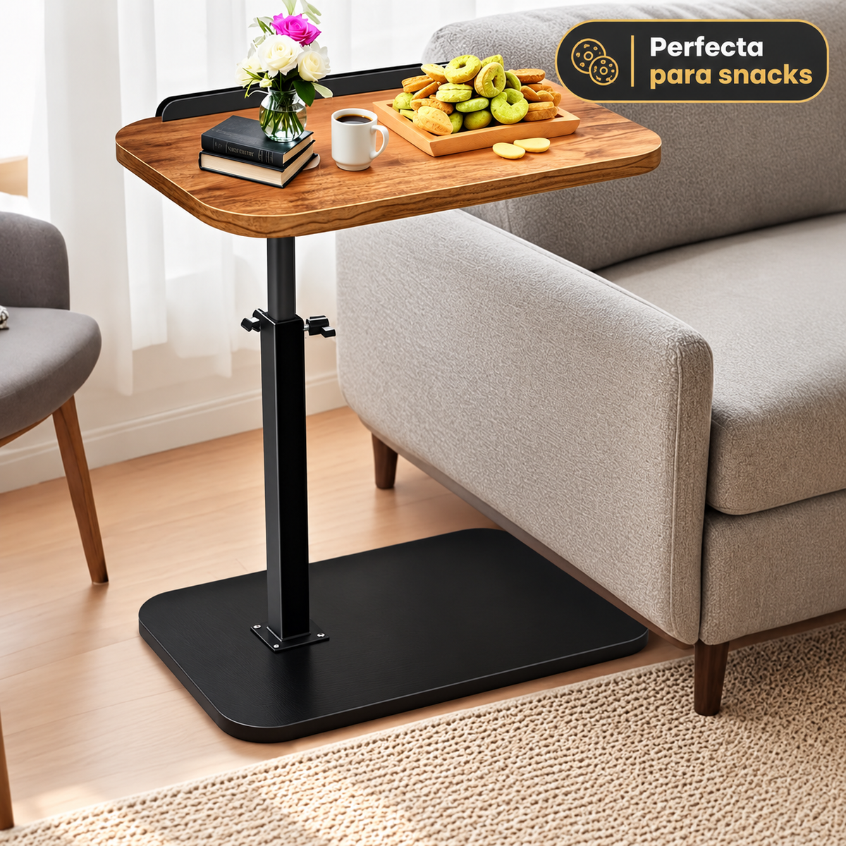 Mesa Tipo C Ajustable — Tu Escritorio en el Sofá o la Cama