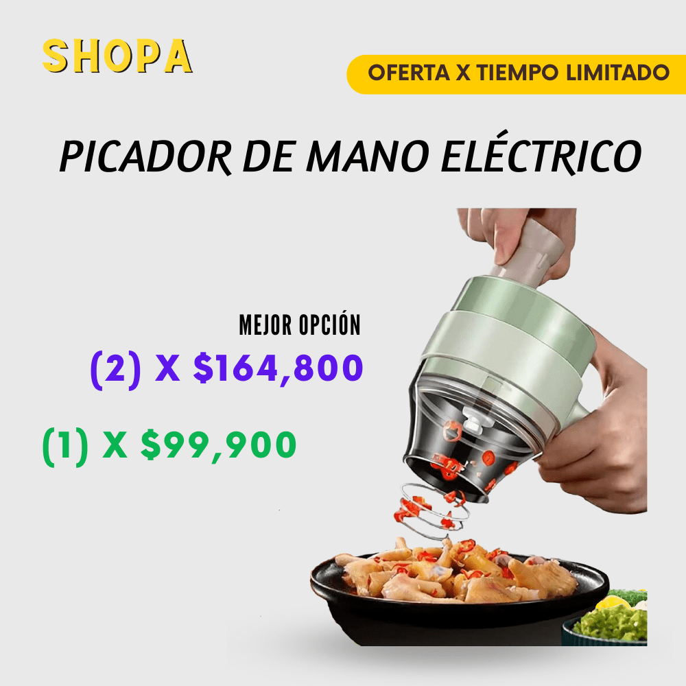 PICADOR DE MANO ELÉCTRICO 4 EN 1