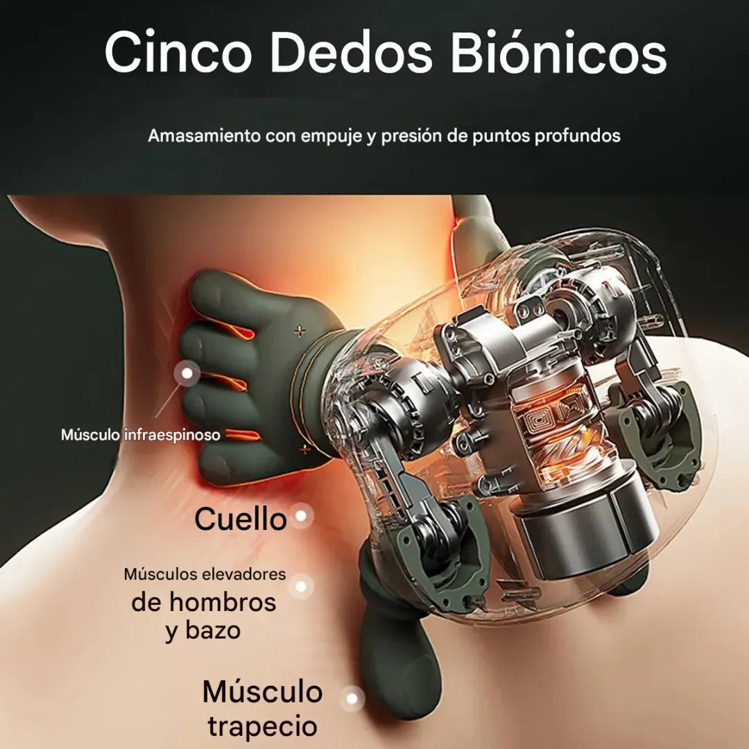 Adiós tensión del cuello: masaje profundo + calor inteligente
