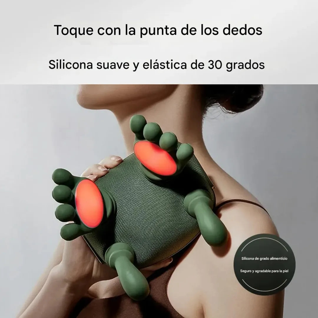 Adiós tensión del cuello: masaje profundo + calor inteligente