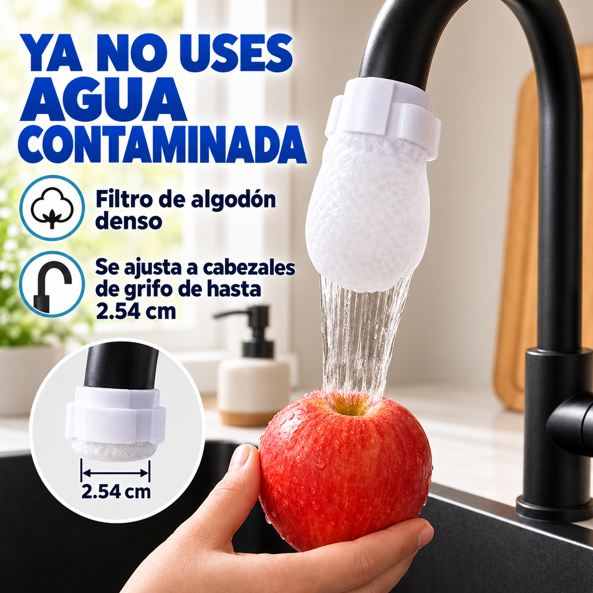 Set de 100 Filtros para Llave — Sin Arenilla o mugre en tu Olla