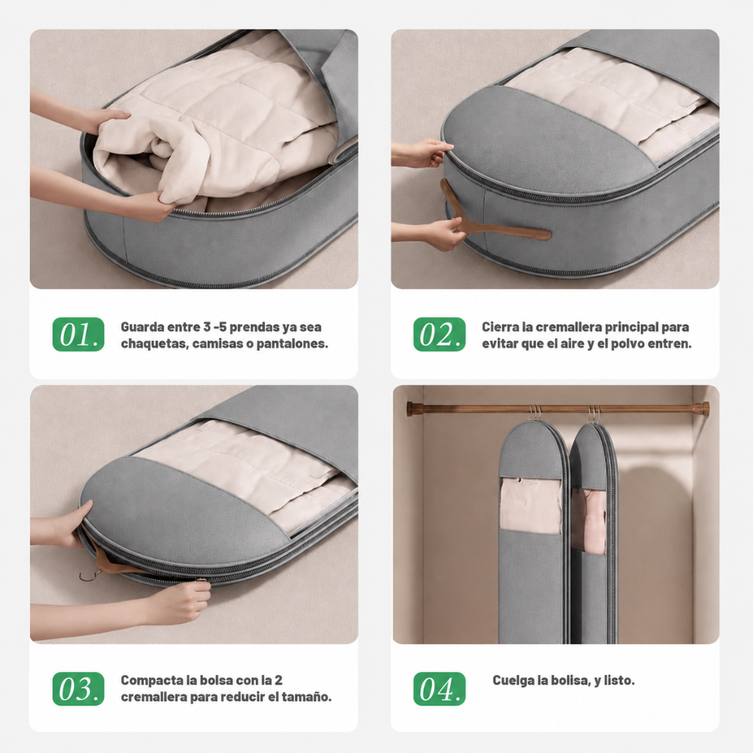 Set de 3 fundas de lujo - comprimibles