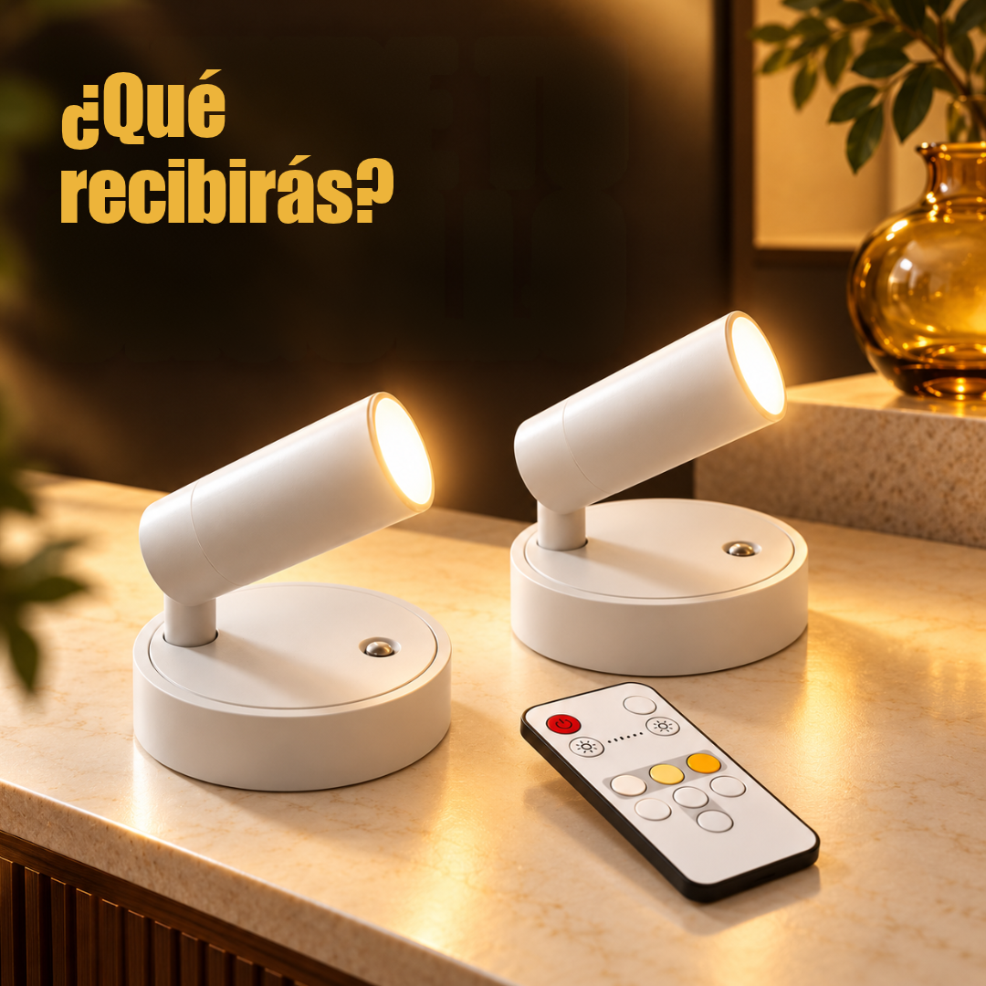 Set x2 Luces Inalámbricas - Resalta lo que Más Quieres