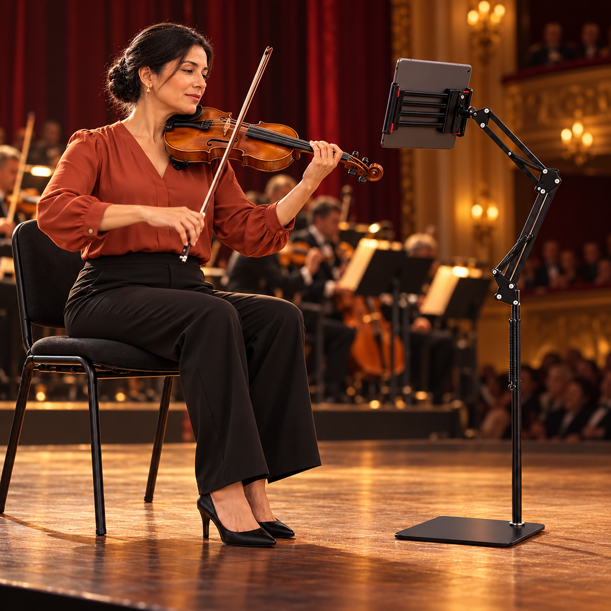 Soporte de Pie Articulado -  Tus Manos en la Música