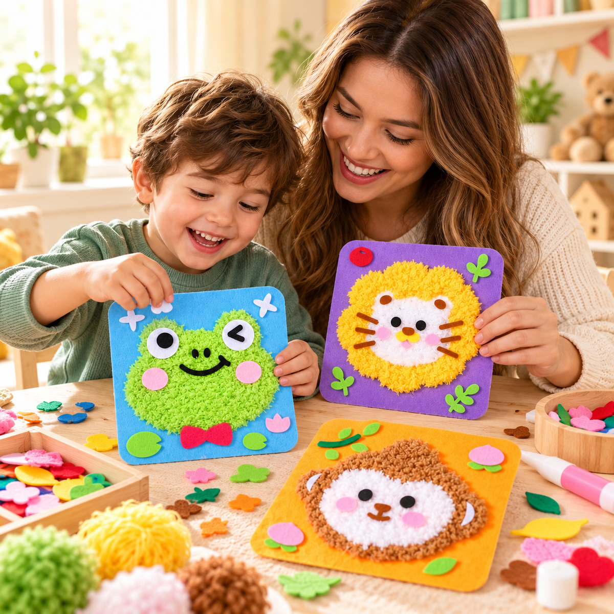 Taller de Arte Infantil: Cuadritos Animados de Peluche