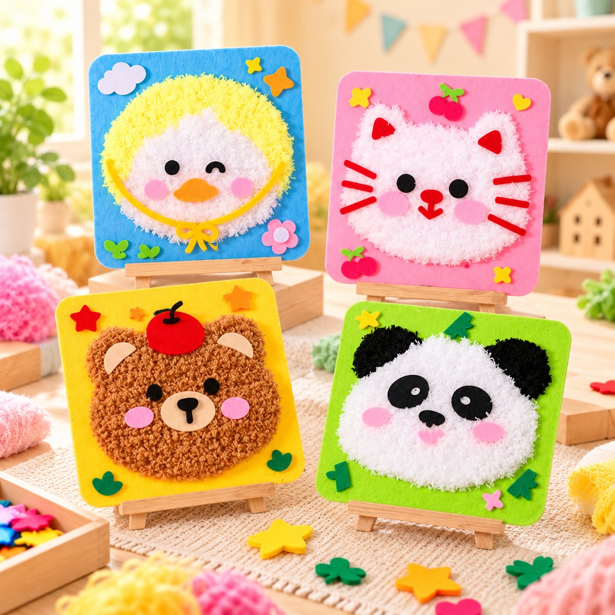 Taller de Arte Infantil: Cuadritos Animados de Peluche