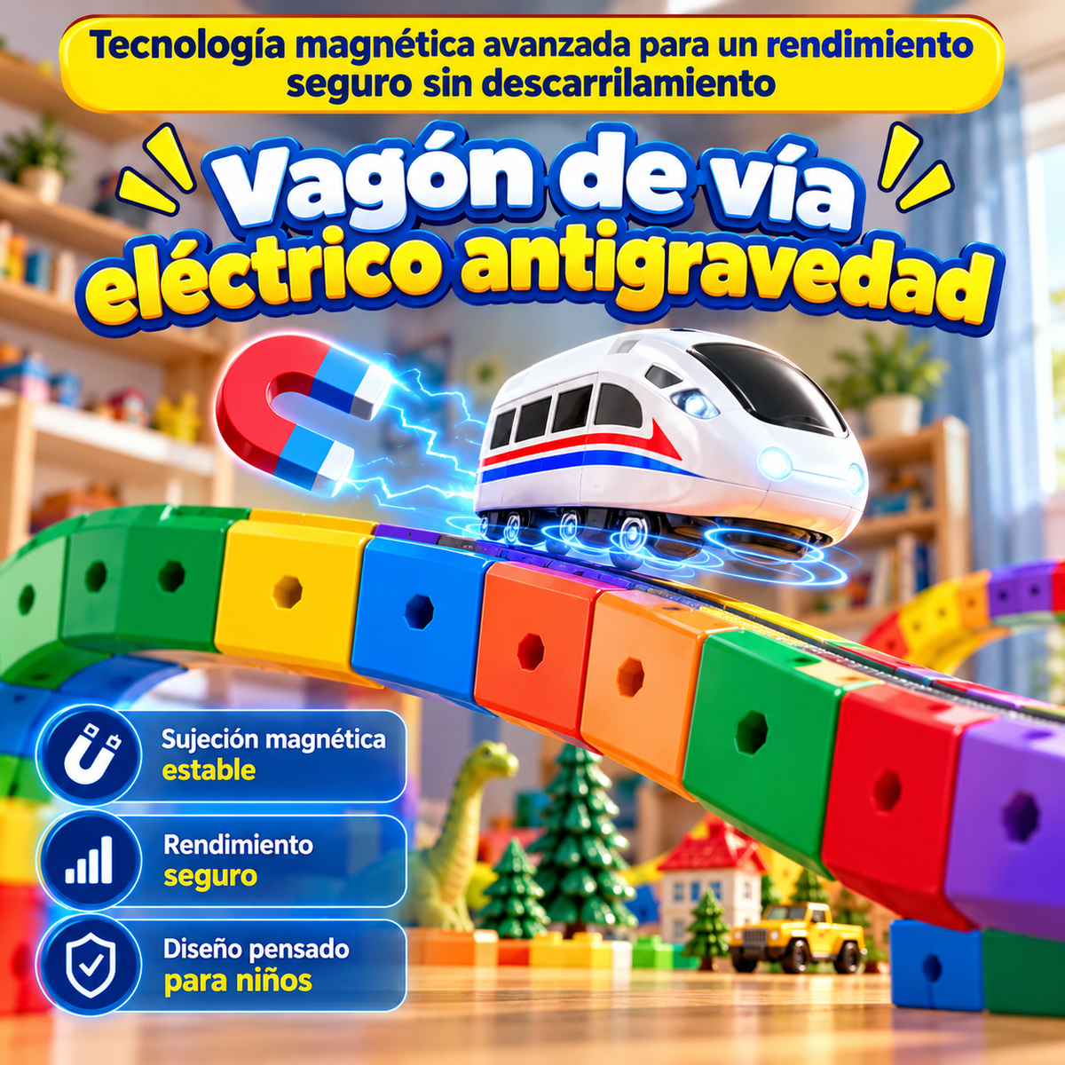Tren magnético: Imaginación sin límites