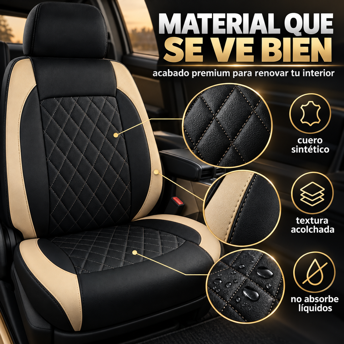 SET X5 FORROS DE AUTO: HAZ QUE TODOS NOTEN EL CAMBIO