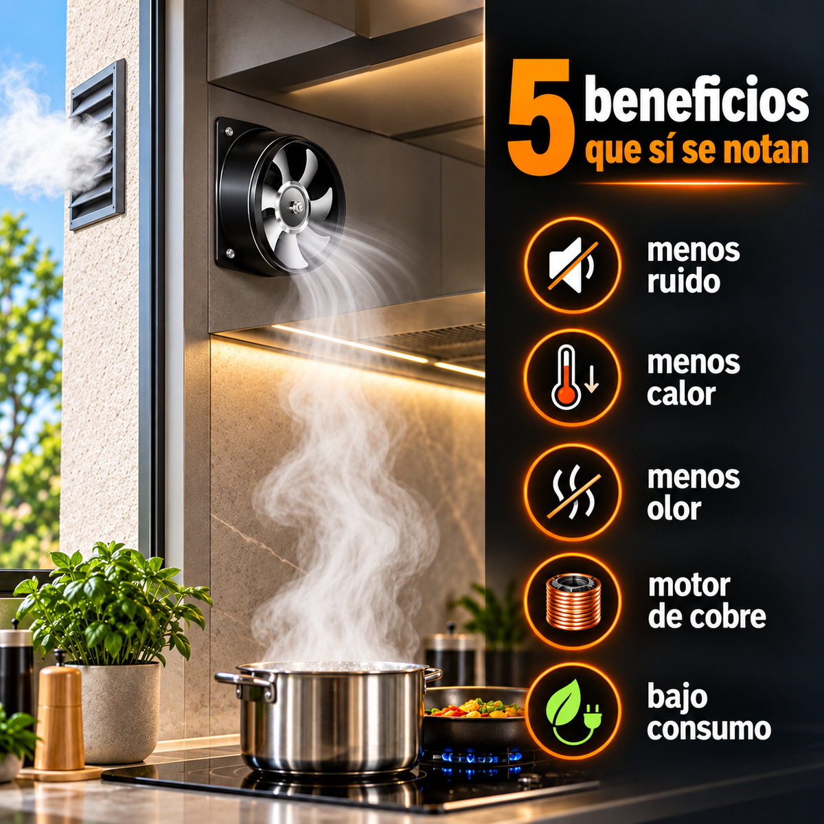 EXTRACTOR SILENCIOSO: Que el humo de tu negocio no espante clientes